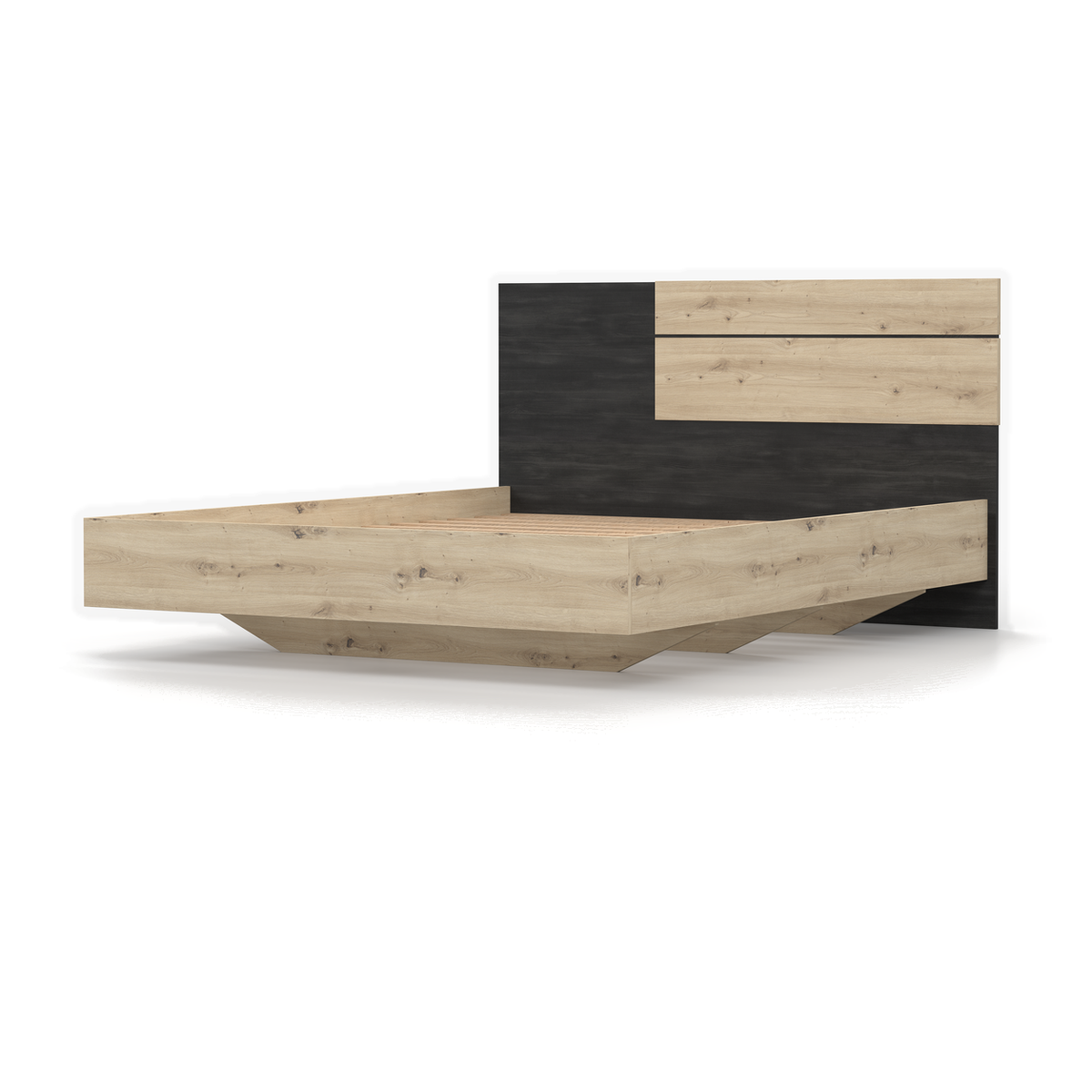 BAFRA Bett 160 × 200 cm – mit Lattenrost, Ansicht 4