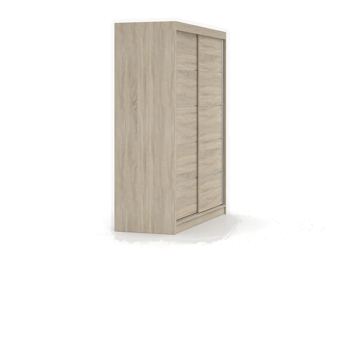 BONO 06 Schwebetürenschrank 160 cm mit Zierleisten – Ansicht