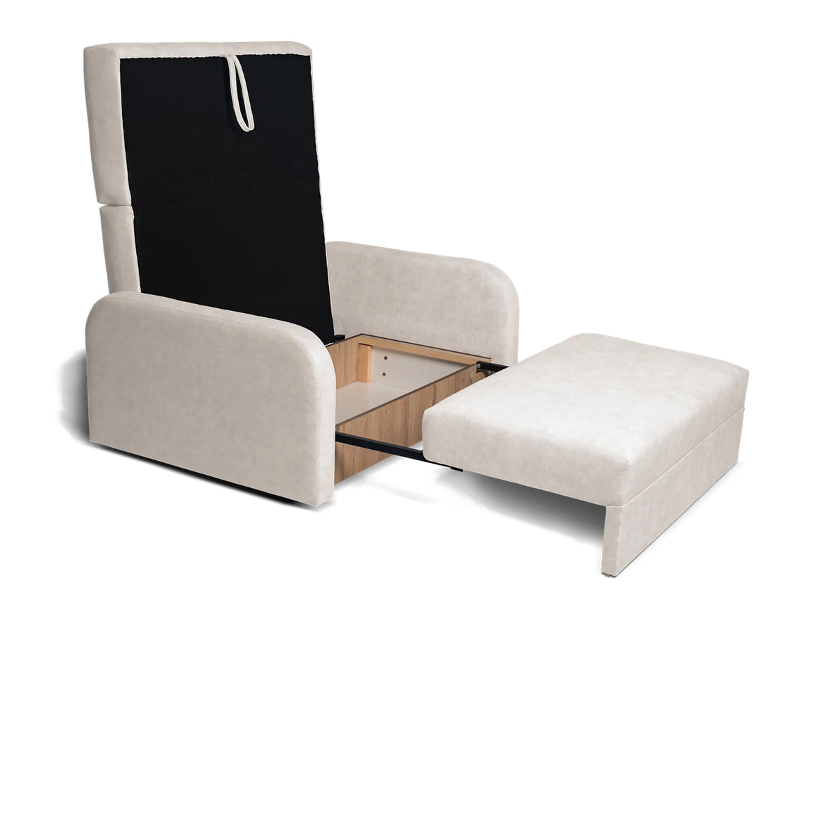 DALIA II Schlafsofa 133 cm – mit Bettkasten – Detailansicht