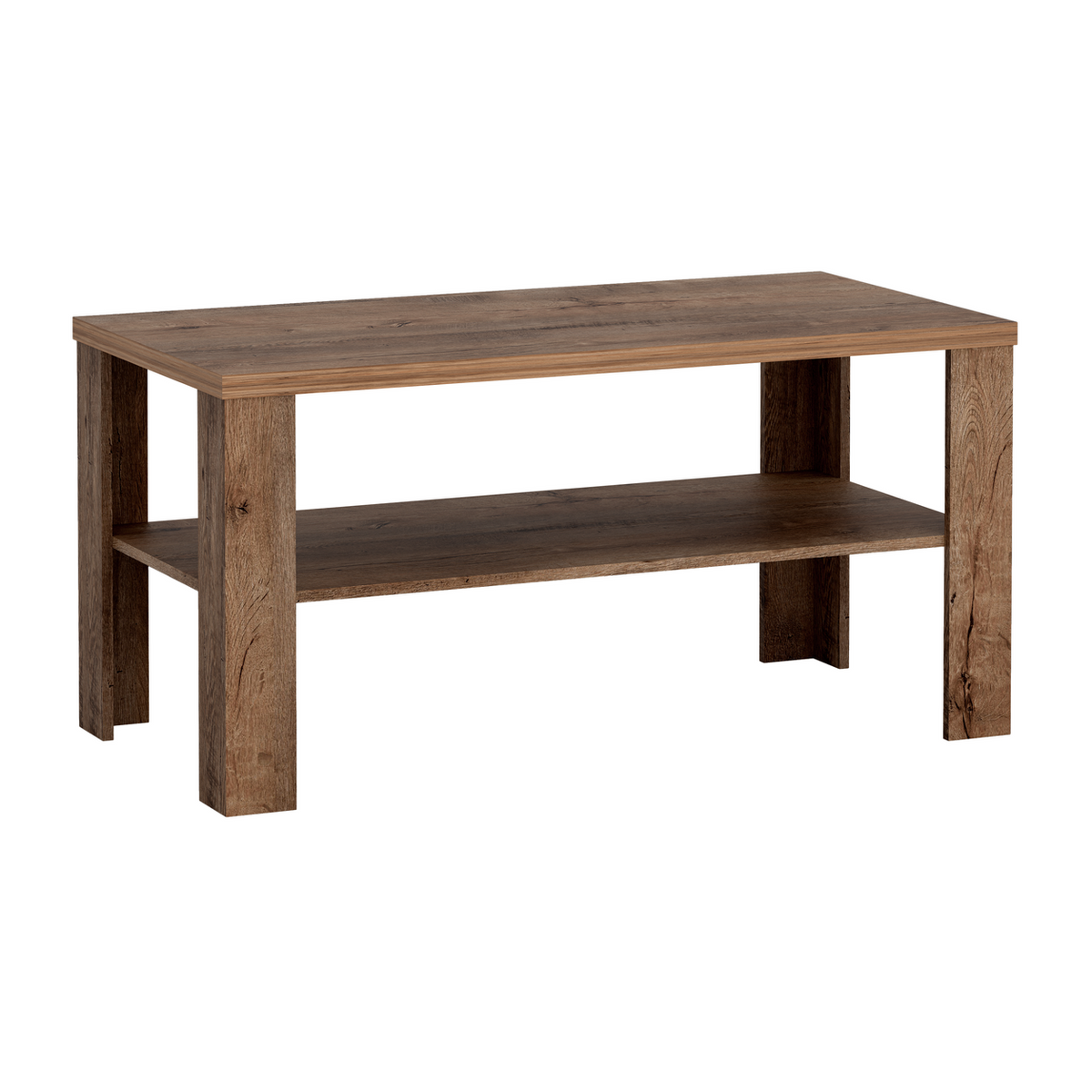 DARUNEO Couchtisch 120 cm – Lefkas-Eiche-Dekor – Weitere Ansicht