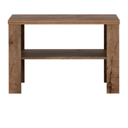 DARUNEO Couchtisch 90 cm – Lefkas-Eiche-Dekor – Vorderansicht