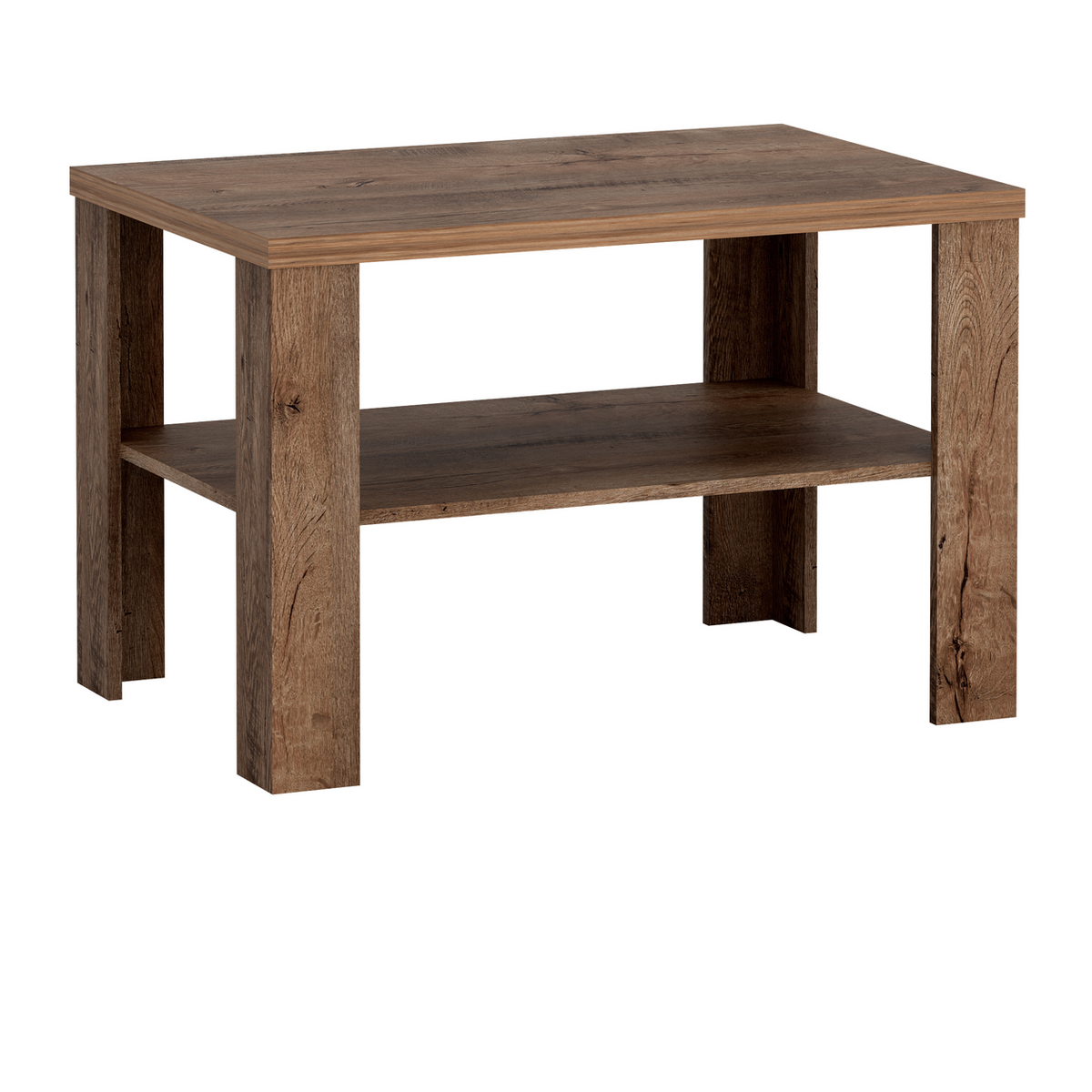 DARUNEO Couchtisch 90 cm – Lefkas-Eiche-Dekor – Weitere Ansicht