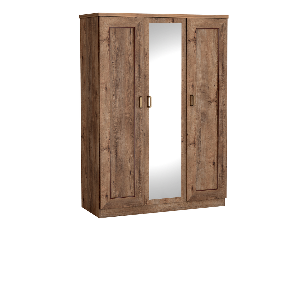 DARUNEO Spiegelschrank 135 cm – Lefkas-Eiche-Dekor – Weitere Ansicht