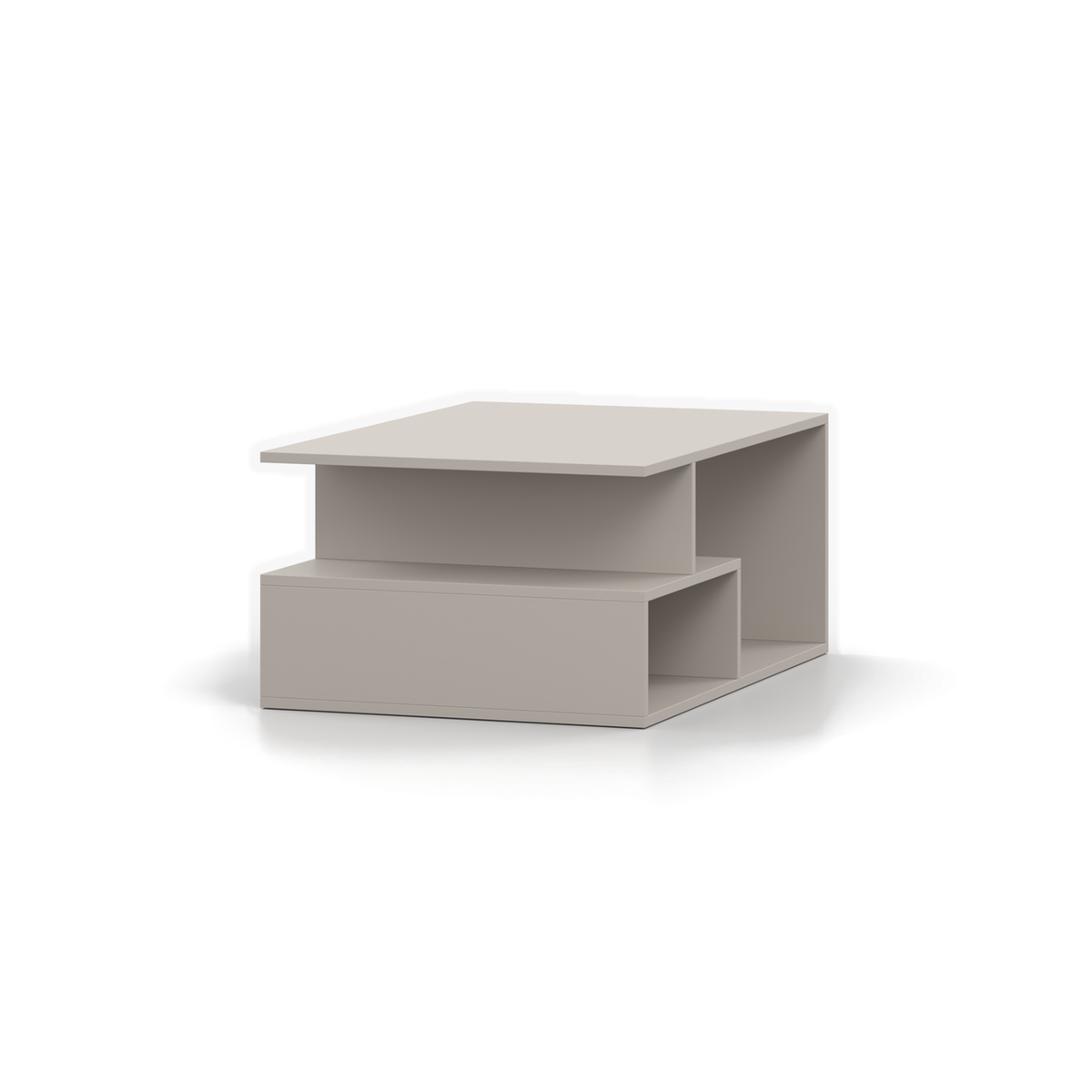 DOS Couchtisch 90 cm – Rückansicht Kaschmir