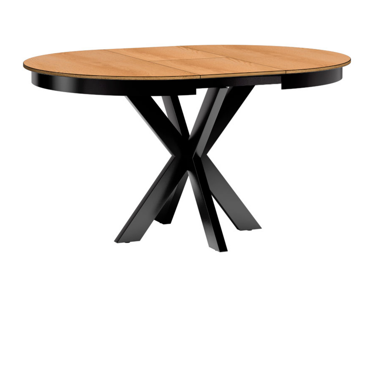 FELNIA Esstisch 110–150 cm – Karamell-Eiche-Dekor – Weitere Ansicht
