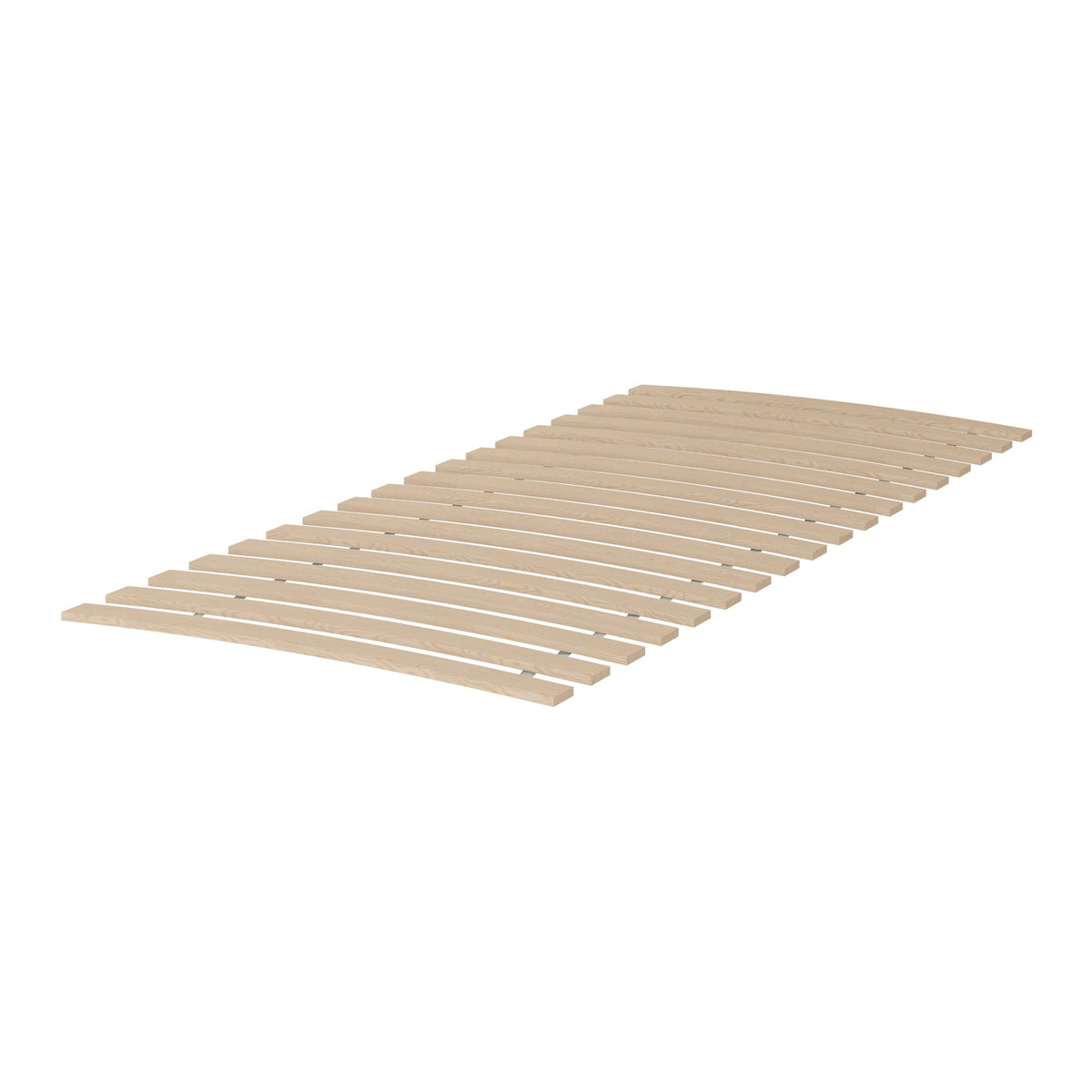 FIGO Bett 90 × 200 cm – Weiß – Enthaltener Lattenrost