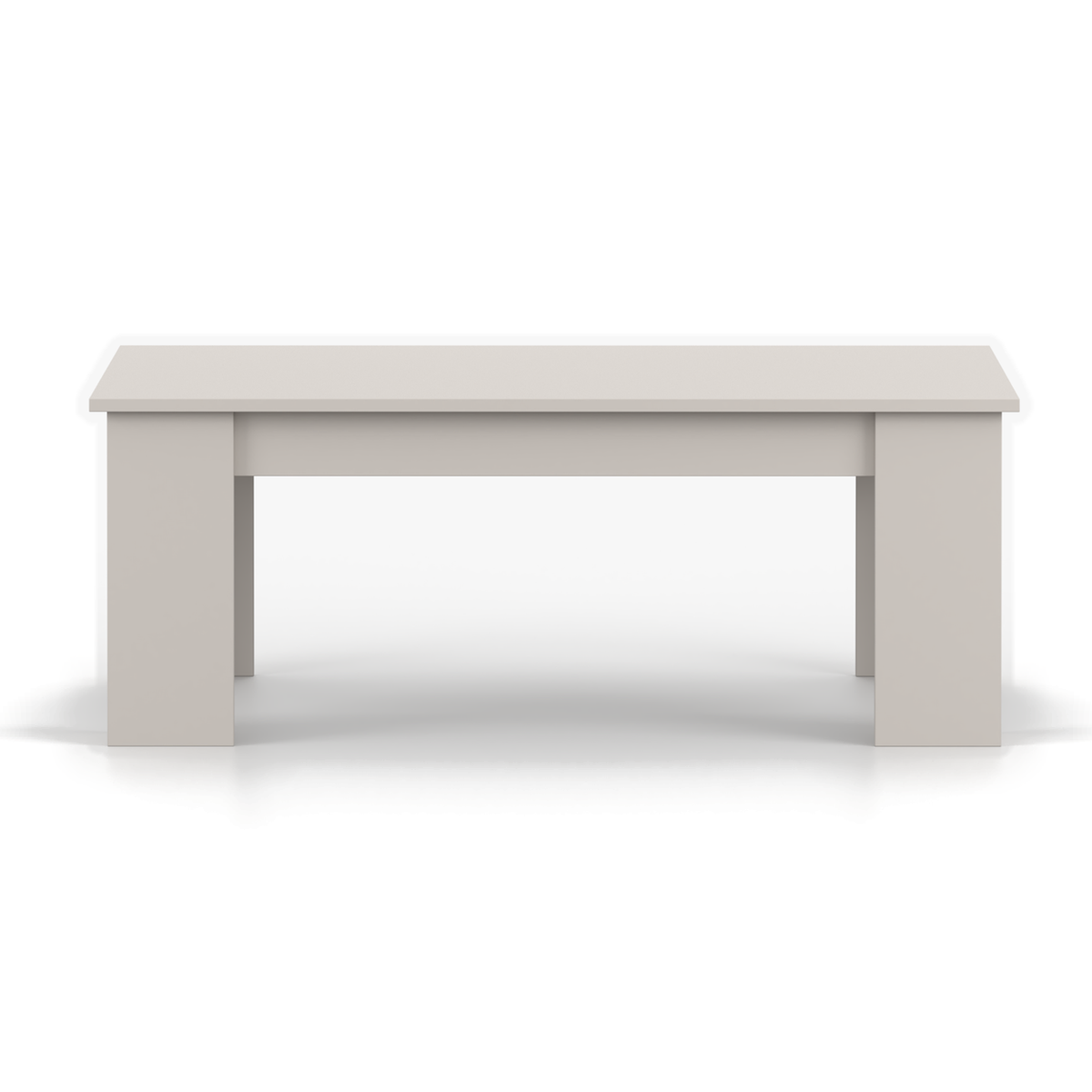 FOREST Couchtisch 130 cm – Kaschmir – Vorderansicht