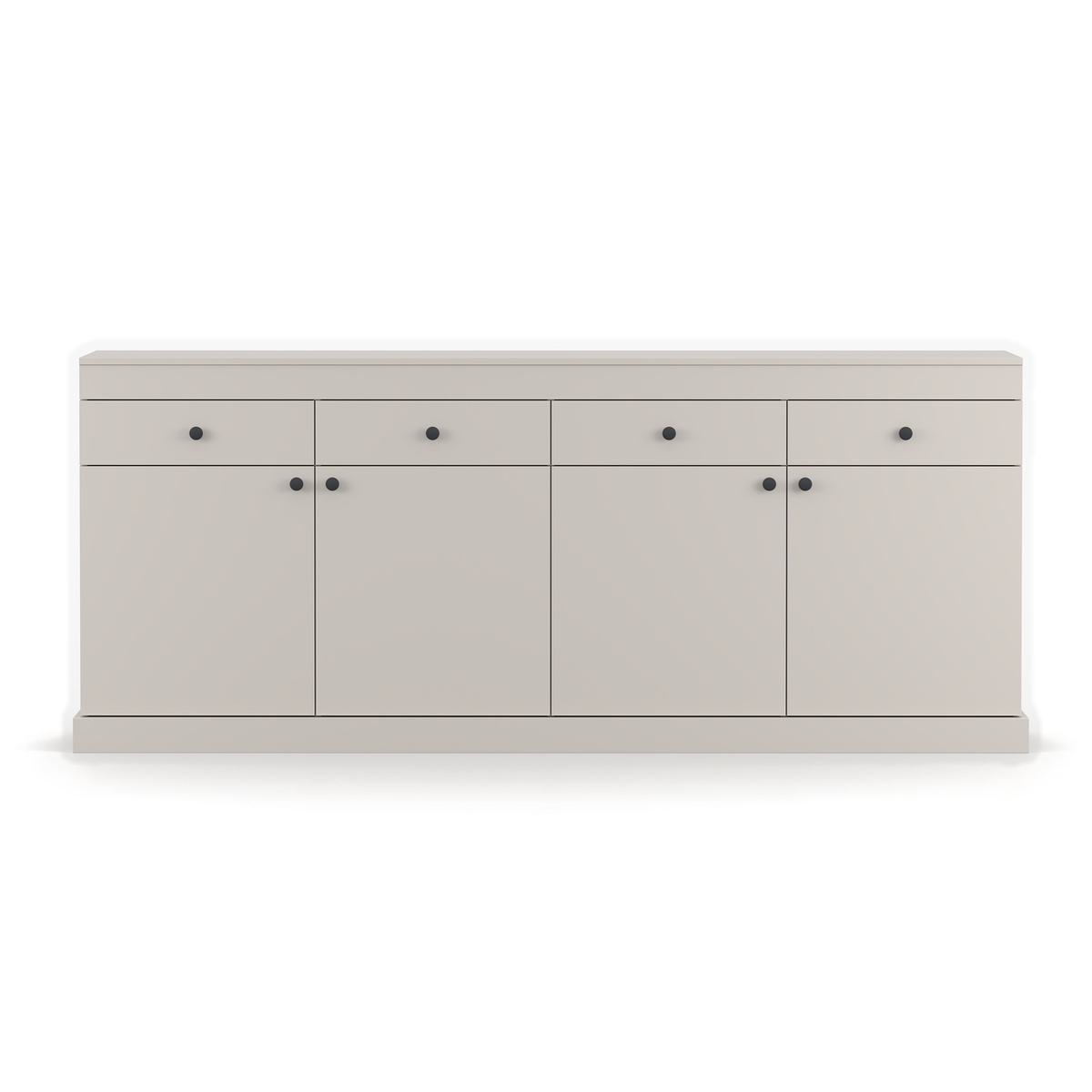 FOREST Kommode 4S4D 223 cm – Kaschmir – Vorderansicht