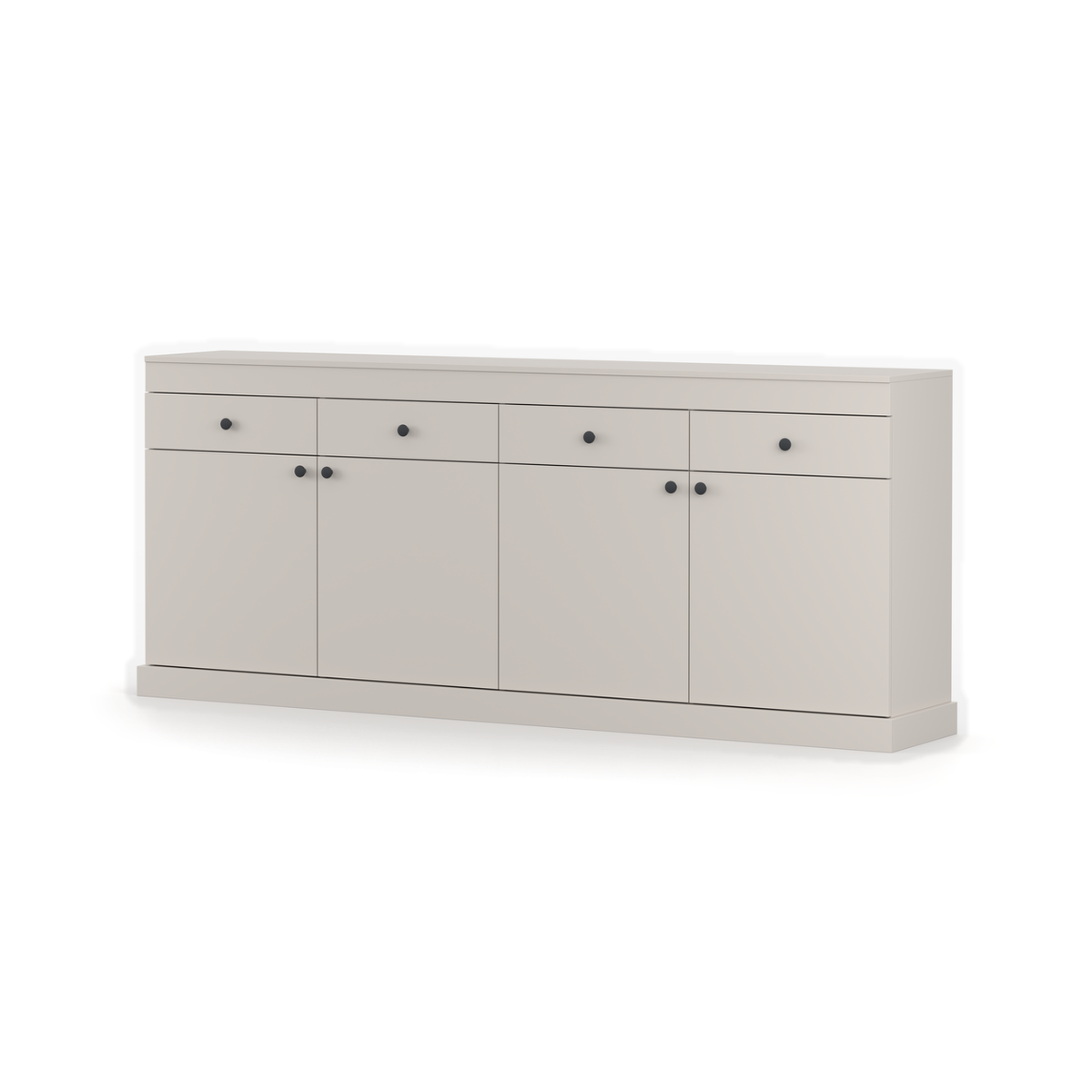 FOREST Kommode 4S4D 223 cm – Kaschmir – Schrägansicht rechts