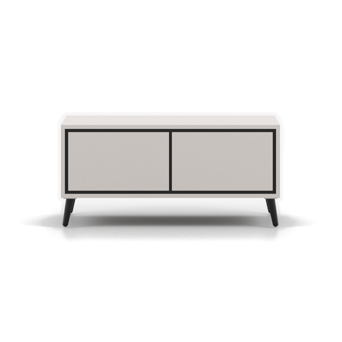 FRESCO Couchtisch 90 cm – Kaschmir – Vorderansicht