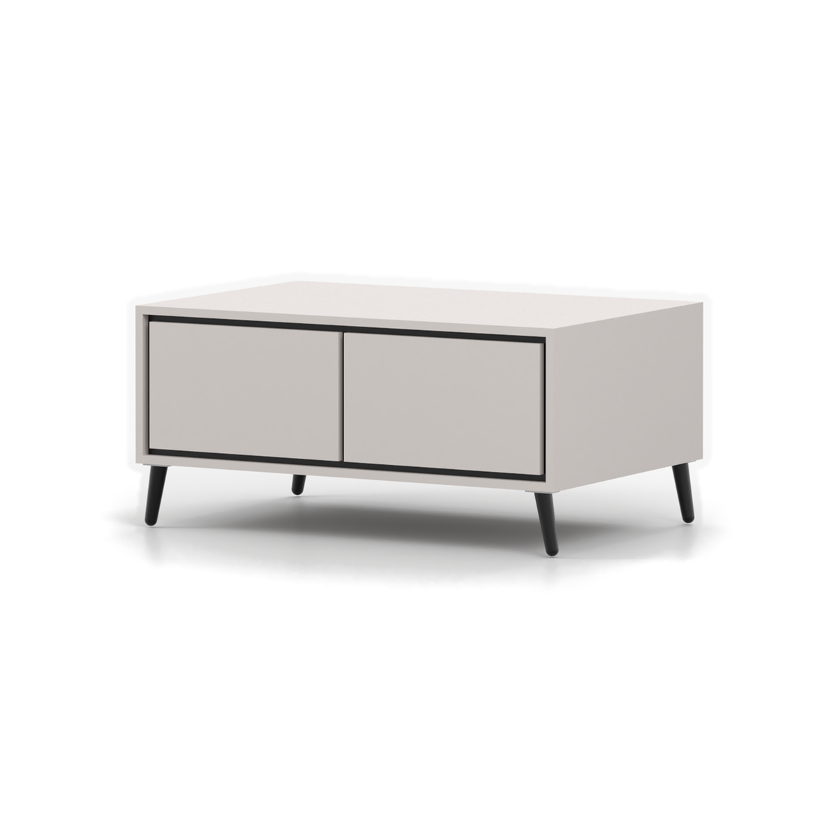 FRESCO Couchtisch 90 cm – Kaschmir – Gegenansicht