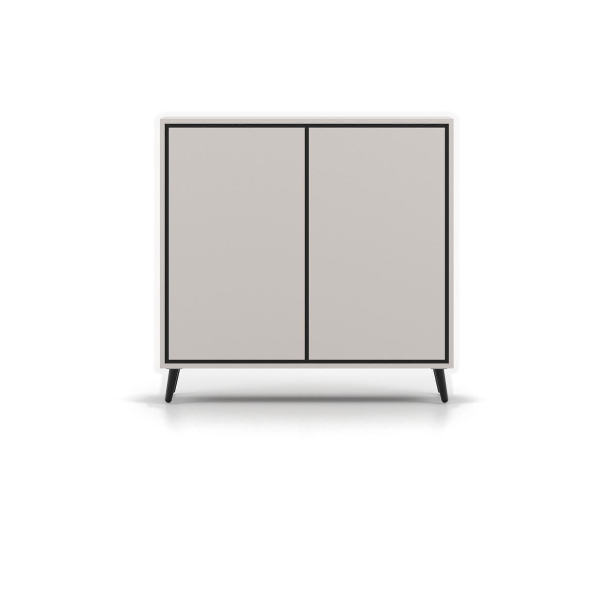 FRESCO Kommode 2D 100 cm – Kaschmir – Vorderansicht