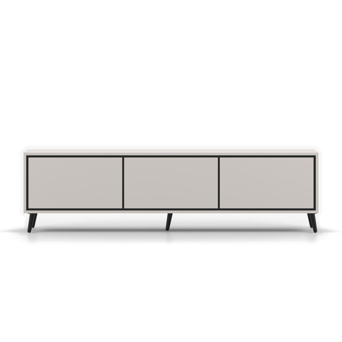FRESCO TV-Lowboard 180 cm – Kaschmir – Vorderansicht