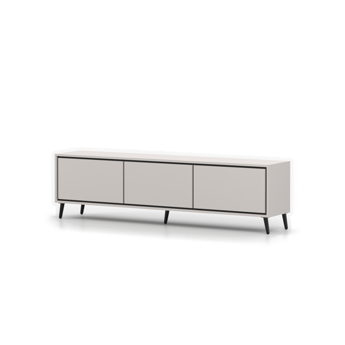 FRESCO TV-Lowboard 180 cm – Kaschmir – Gegenansicht