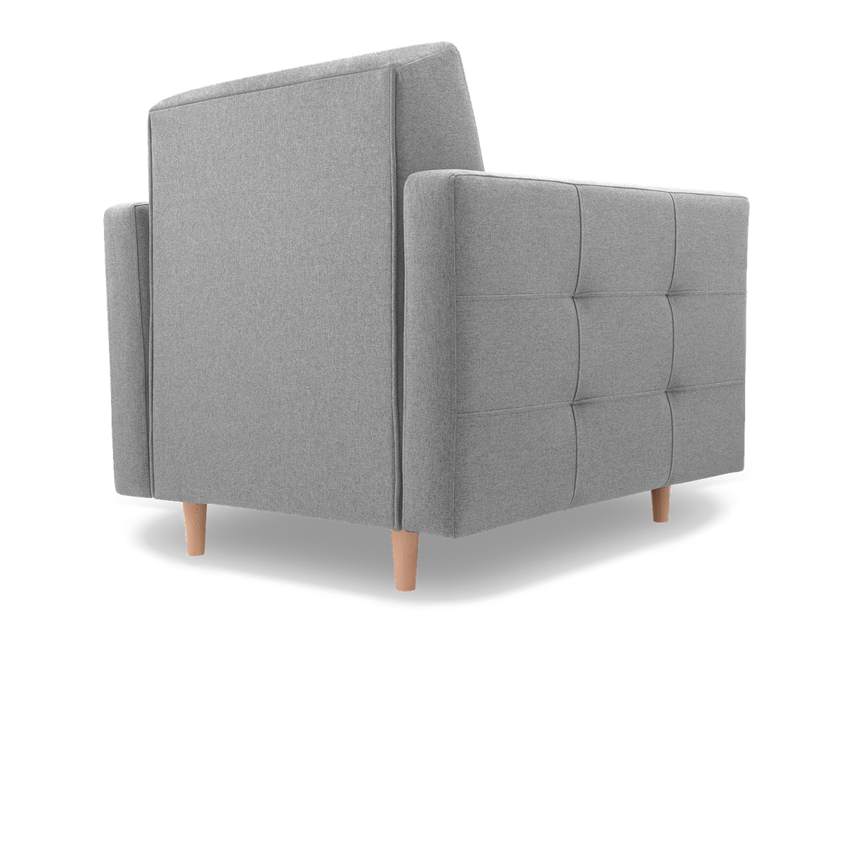 GODIVO Sessel 88 cm – Seitliche Rückansicht NORN 07