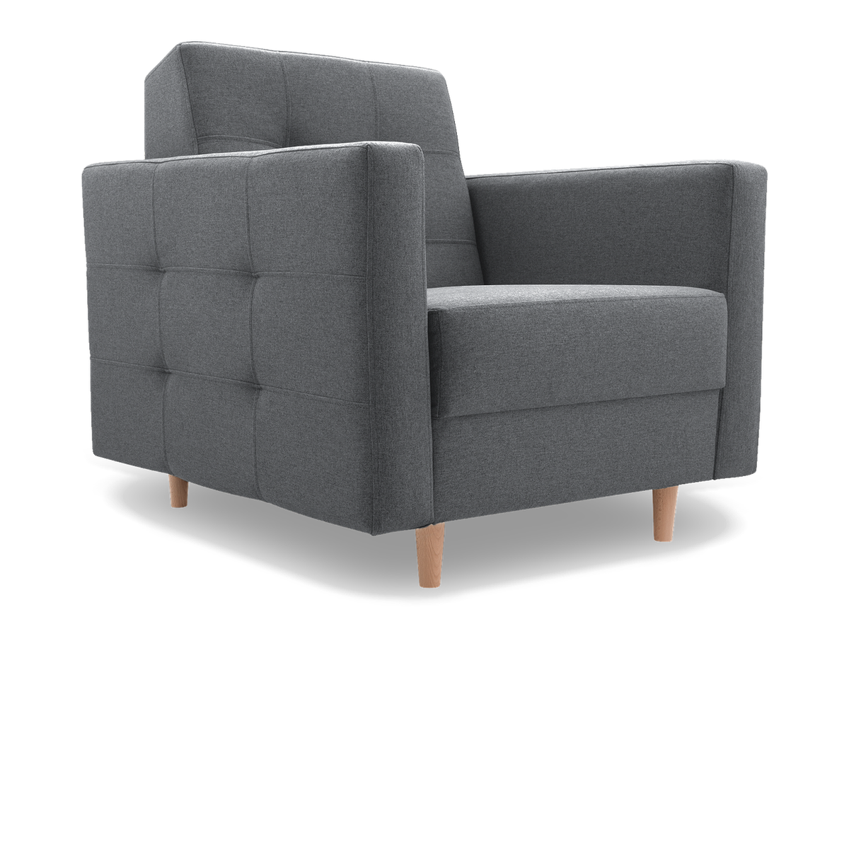 GODIVO Sessel 88 cm – Vordere Schrägansicht NORN 15