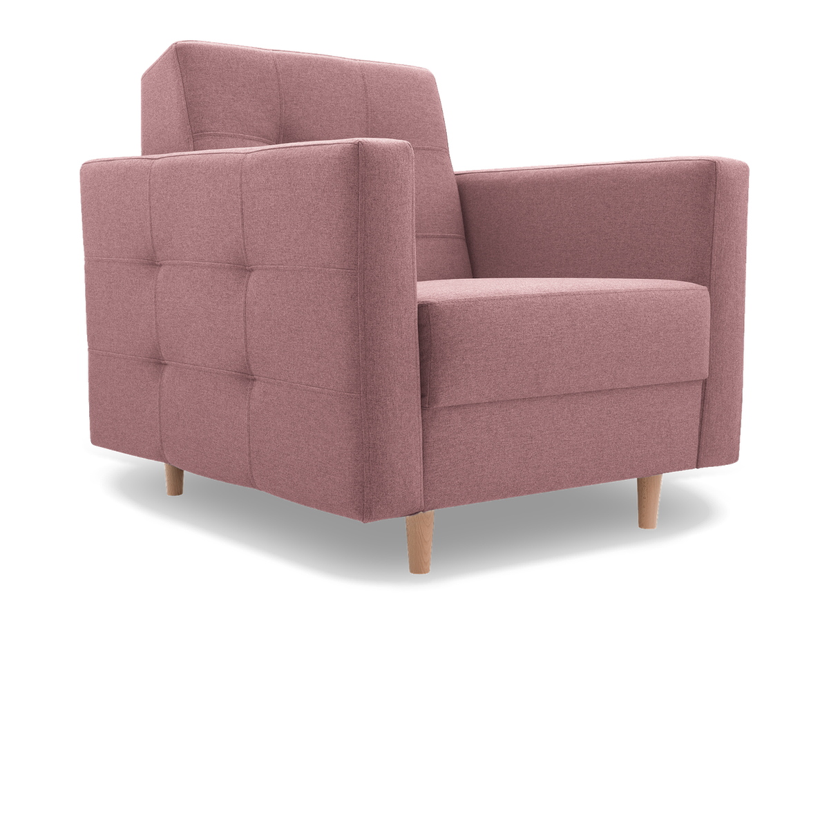 GODIVO Sessel 88 cm – Vordere Schrägansicht NORN 52
