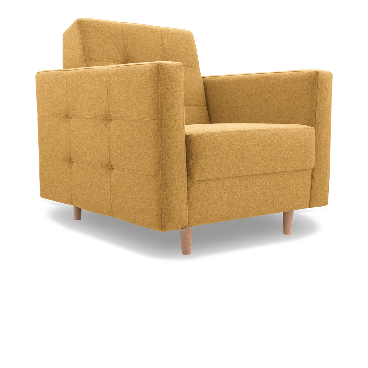 GODIVO Sessel 88 cm – Vordere Schrägansicht NORN 65