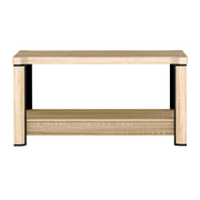 JORVEO Couchtisch 120 cm – Sonoma-Eiche-Dekor – Vorderansicht