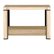 JORVEO Couchtisch 90 cm – Sonoma-Eiche-Dekor – Vorderansicht