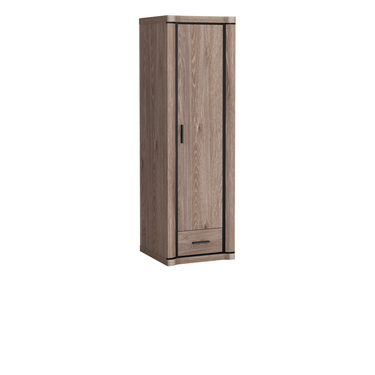 JORVEO Kleiderschrank 58 cm – Eiche Trüffel-Dekor – Weitere Ansicht