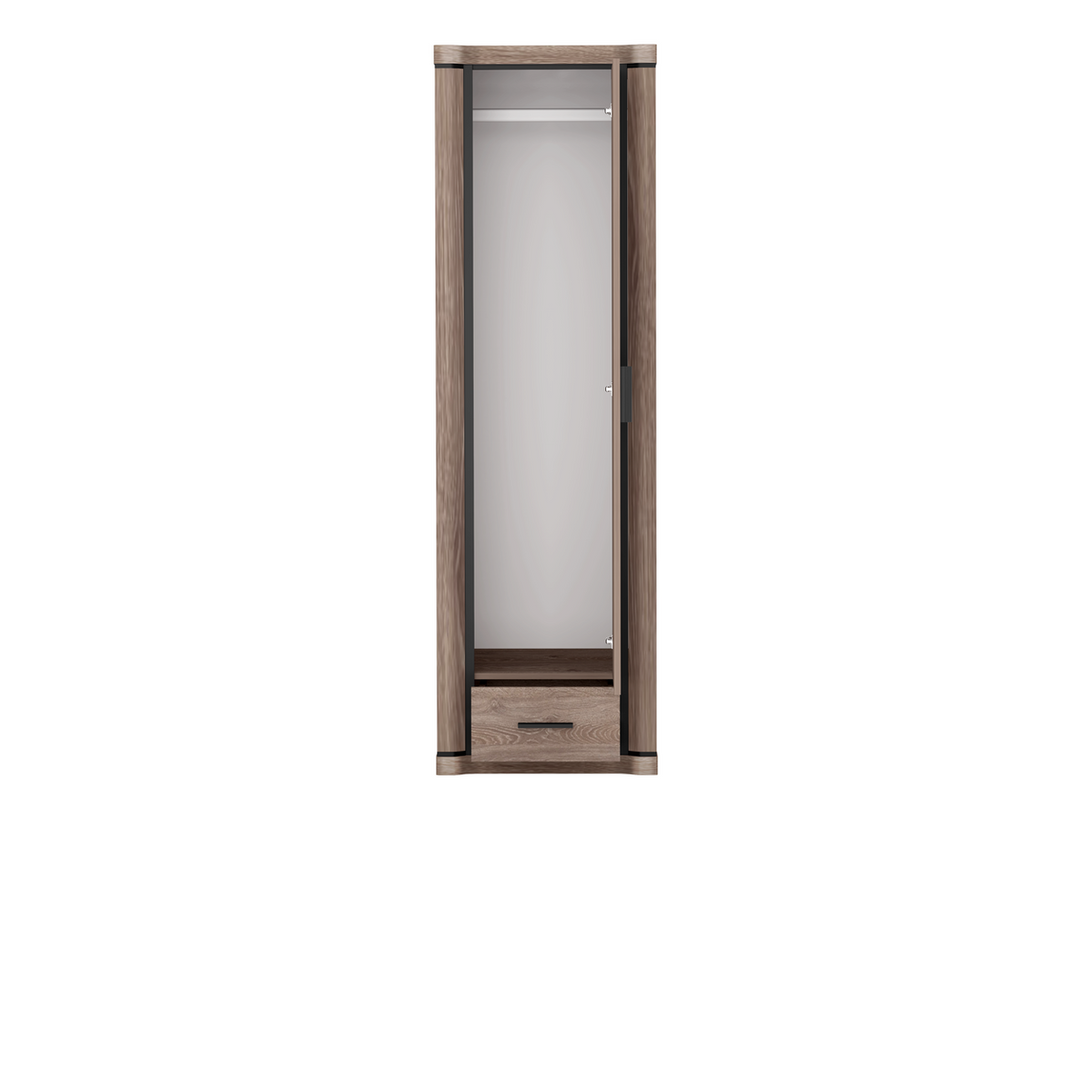JORVEO Kleiderschrank 58 cm – Eiche Trüffel-Dekor – Weitere Ansicht