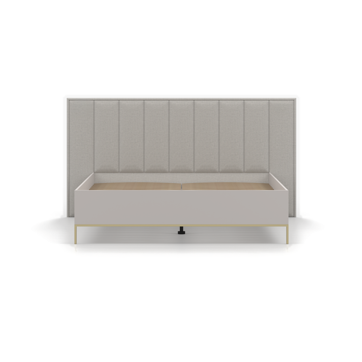 KASZMIR Bett 160 × 200 cm – Kaschmir – Vorderansicht