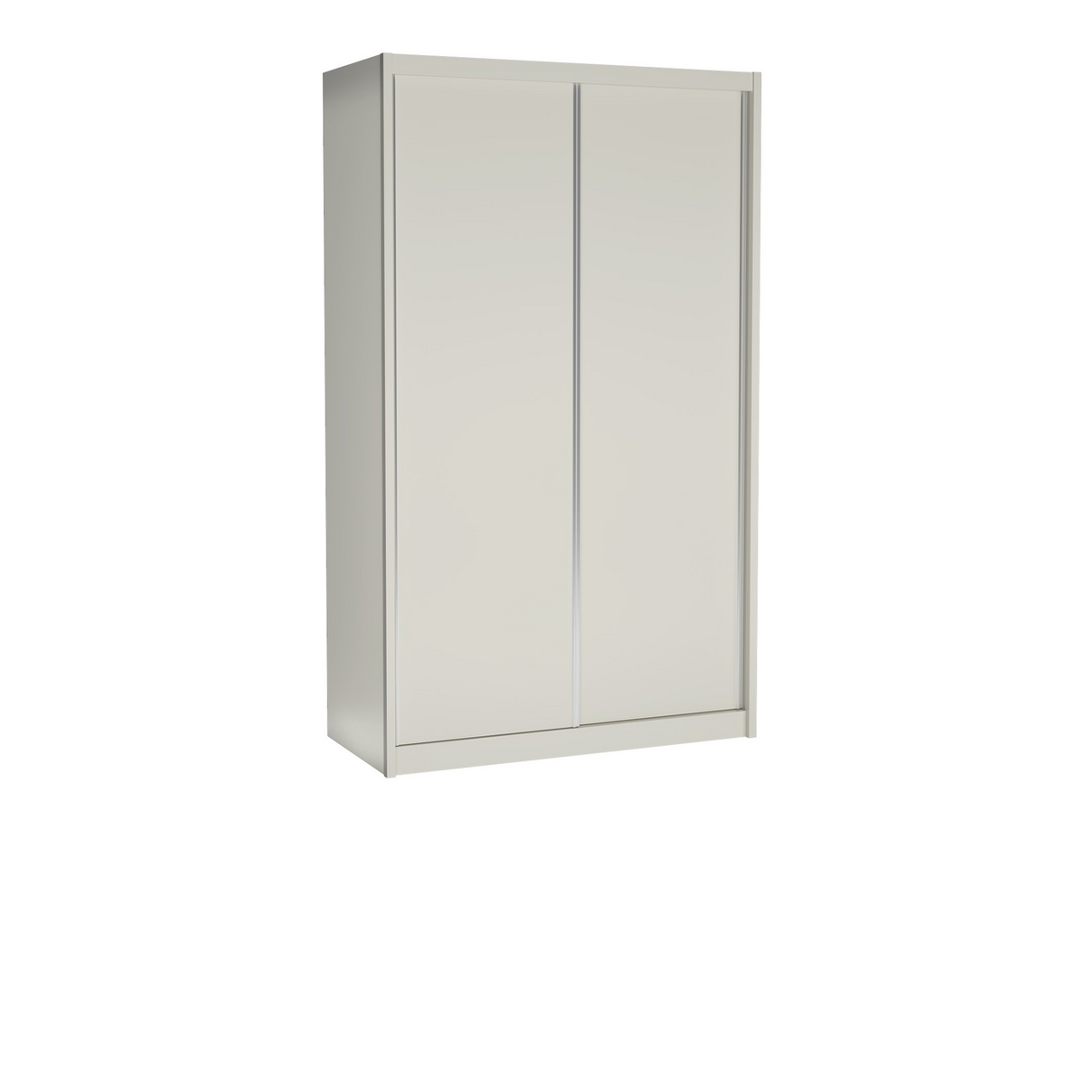 LANUVEO Schwebetürenschrank 143 cm – ohne Spiegel – Kaschmir-Dekor – Vorderansicht