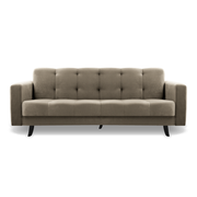 LIZBONA Schlafsofa 227 cm – mit Bettkasten, schwarze Füße – Hauptansicht