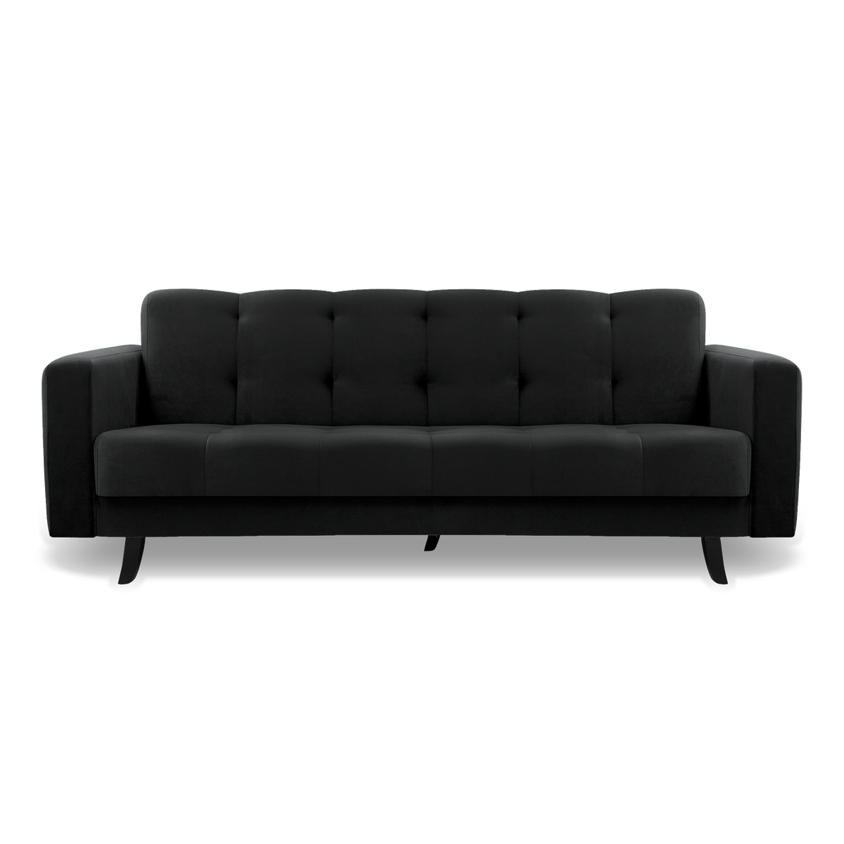LIZBONA Schlafsofa 227 cm – mit Bettkasten, schwarze Füße – KRONOS 07