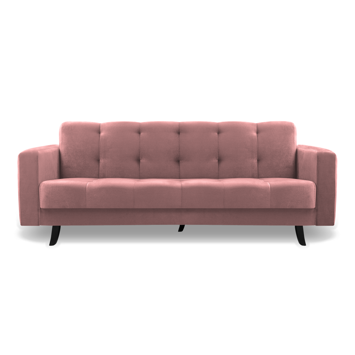 LIZBONA Schlafsofa 227 cm – mit Bettkasten, schwarze Füße – KRONOS 29