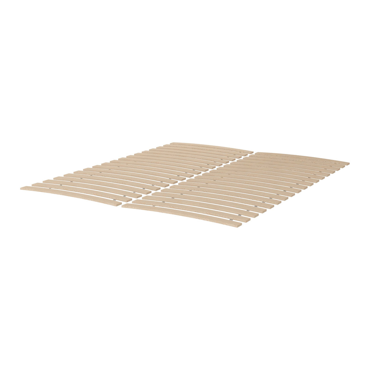 LUCCA Bett 160 × 200 cm – Weiß / Schwarz – Enthaltener Lattenrost