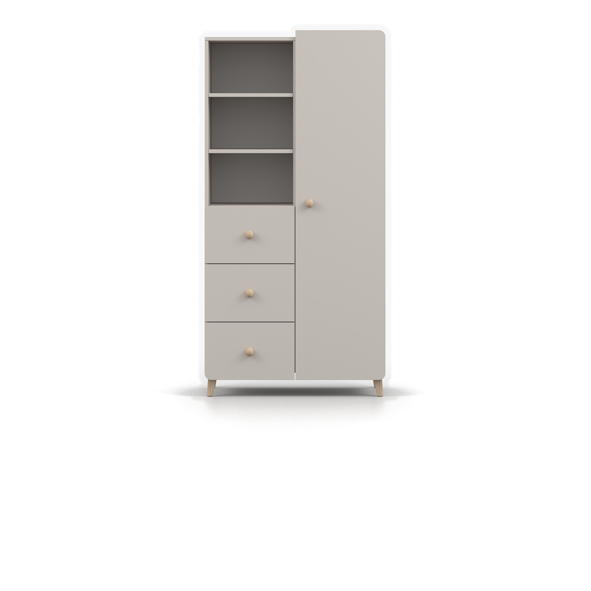 MARIO Regal 80 cm – Kaschmir – Vorderansicht