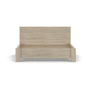 MEDIOLAN Bett 160 × 200 cm – Vorderansicht Sonoma-Eiche