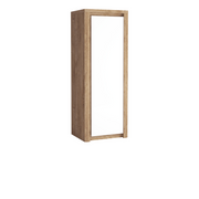 MERUNEO Kleiderschrank 72,5 cm – Ribbeck / Weiß Hochglanz-Dekor – Vorderansicht