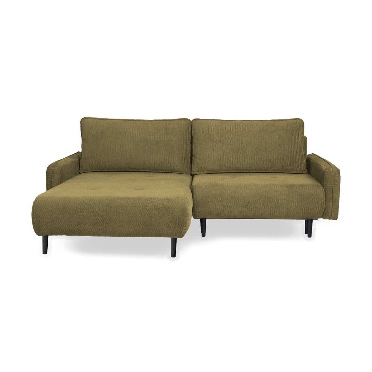 META Ecksofa 230 cm – mit Schlaffunktion und Bettkasten – VINCI 75 / Links (von vorne gesehen)