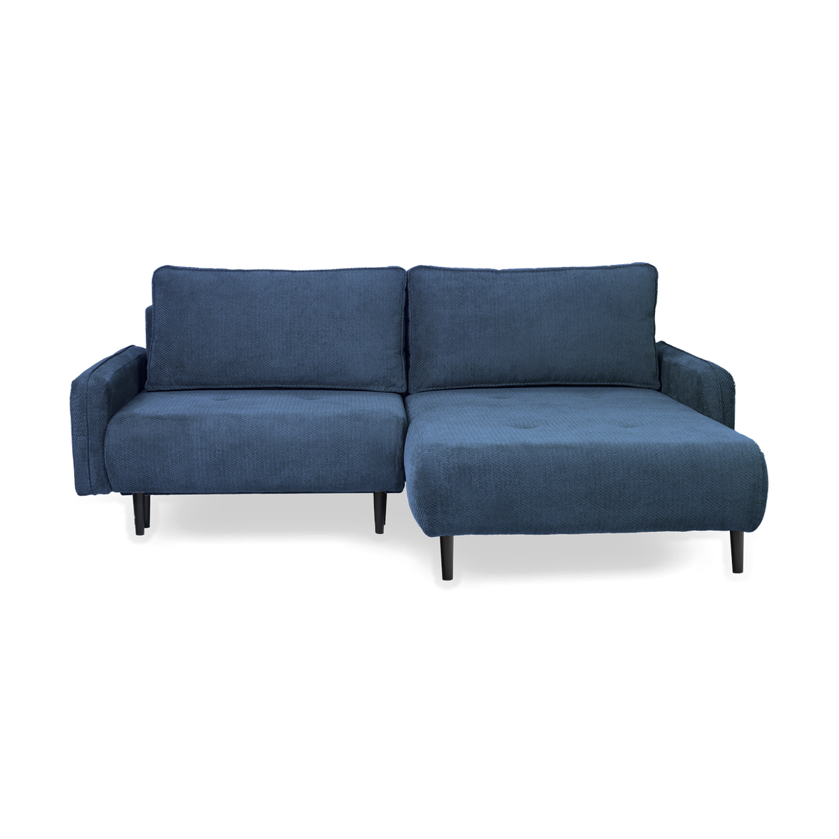 META Ecksofa 230 cm – mit Schlaffunktion und Bettkasten – VINCI 88 / Rechts (von vorne gesehen)