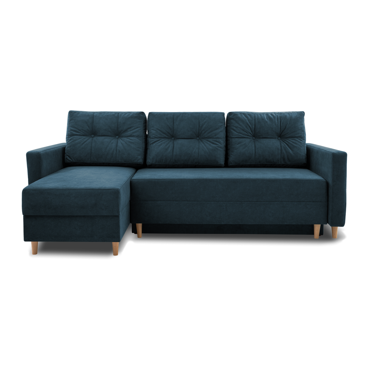 METRO Ecksofa 233 cm – mit Schlaffunktion und Bettkasten – VENA 12 / Links (von vorne gesehen)