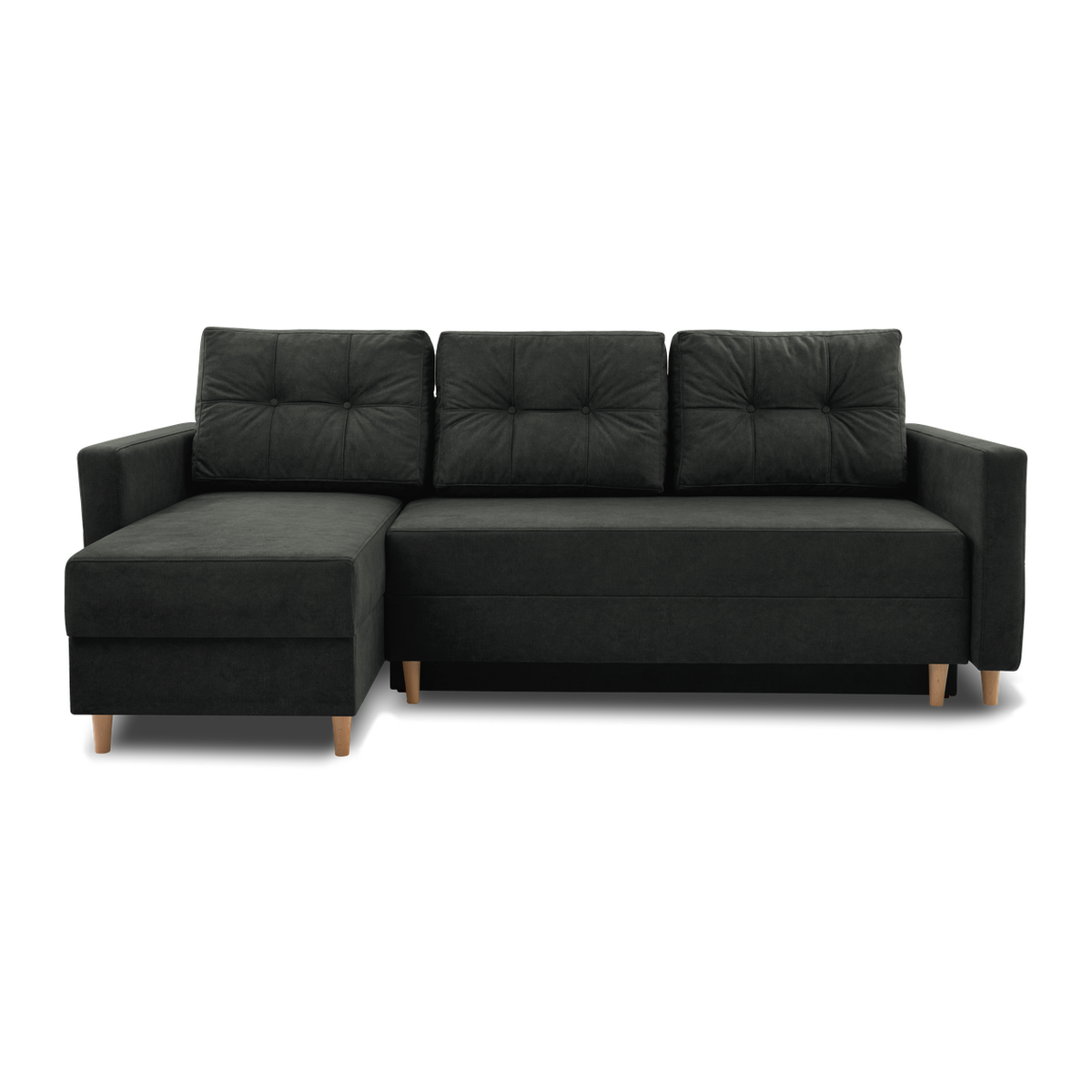 METRO Ecksofa 233 cm – mit Schlaffunktion und Bettkasten – VENA 20 / Links (von vorne gesehen)