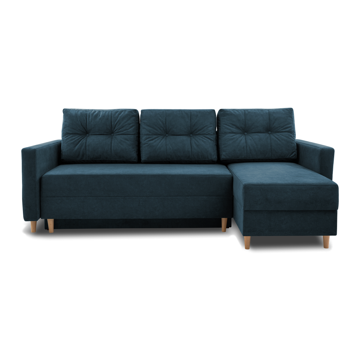 METRO Ecksofa 233 cm – mit Schlaffunktion und Bettkasten – VENA 12 / Rechts (von vorne gesehen)