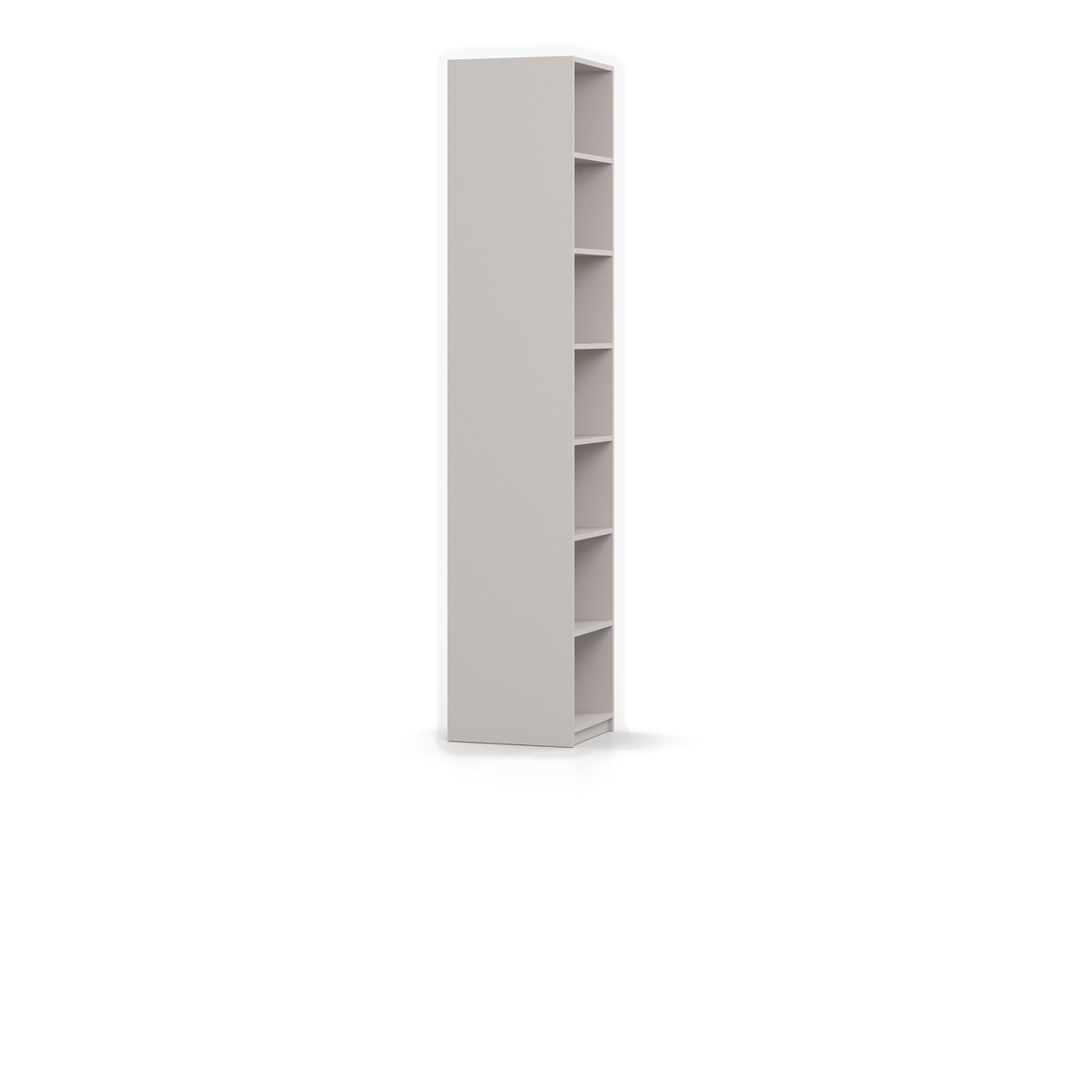 MEZZO Standregal 40 cm – Kaschmir – Seitenansicht