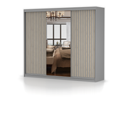 MILAN KINGSTON Schwebetürenschrank 250 cm mit Spiegel – Hauptansicht