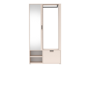 NELUVEO Garderobe 100 cm – Kaschmir-Dekor – Vorderansicht