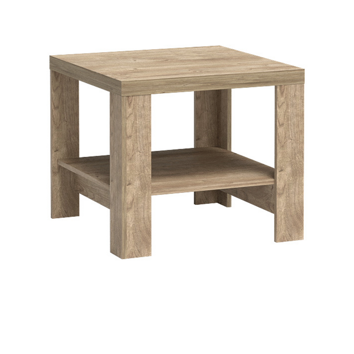 NORUVEO Couchtisch 65 cm – Ribbeck-Dekor – Vorderansicht