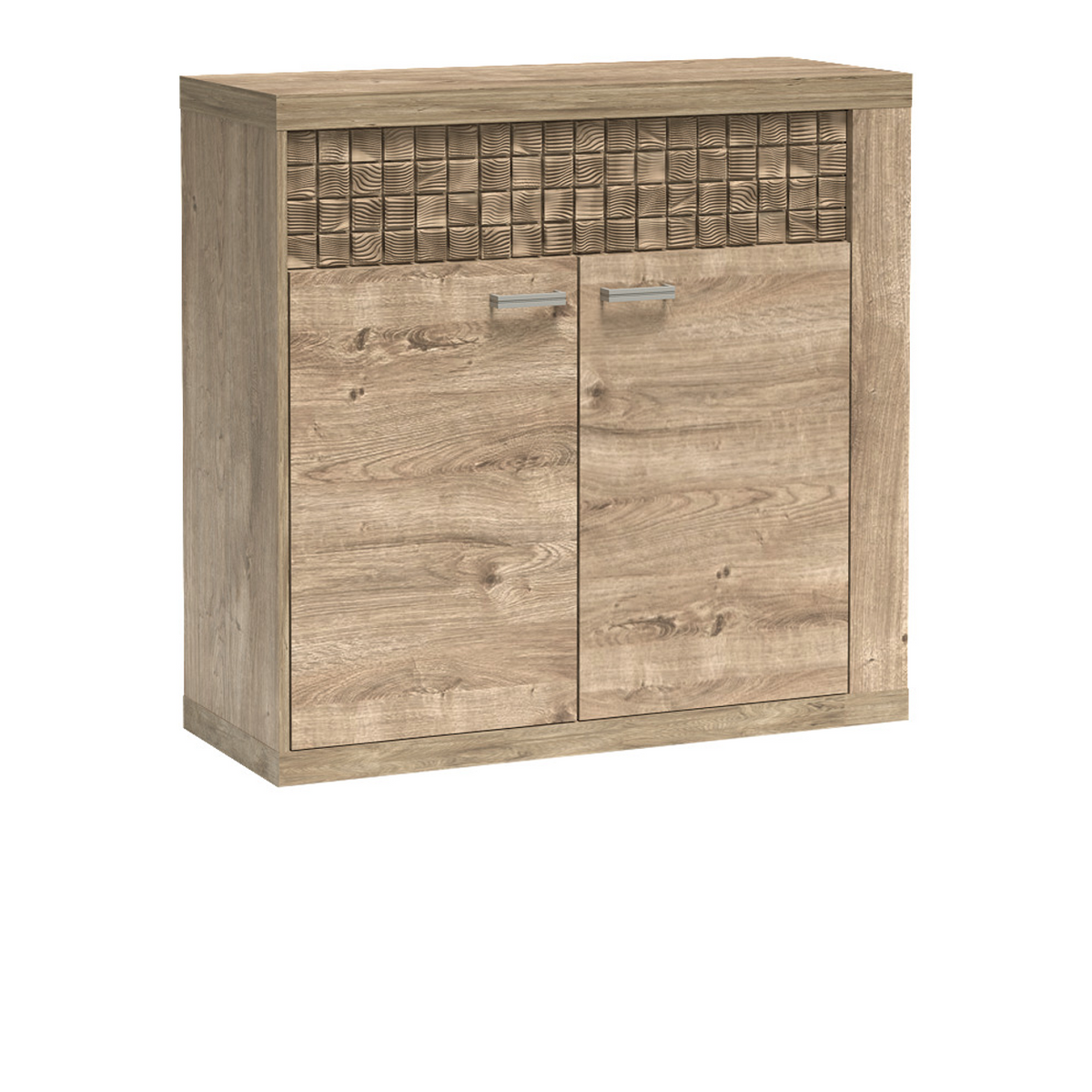 NORUVEO Kommode 102 cm – Ribbeck-Dekor – Vorderansicht