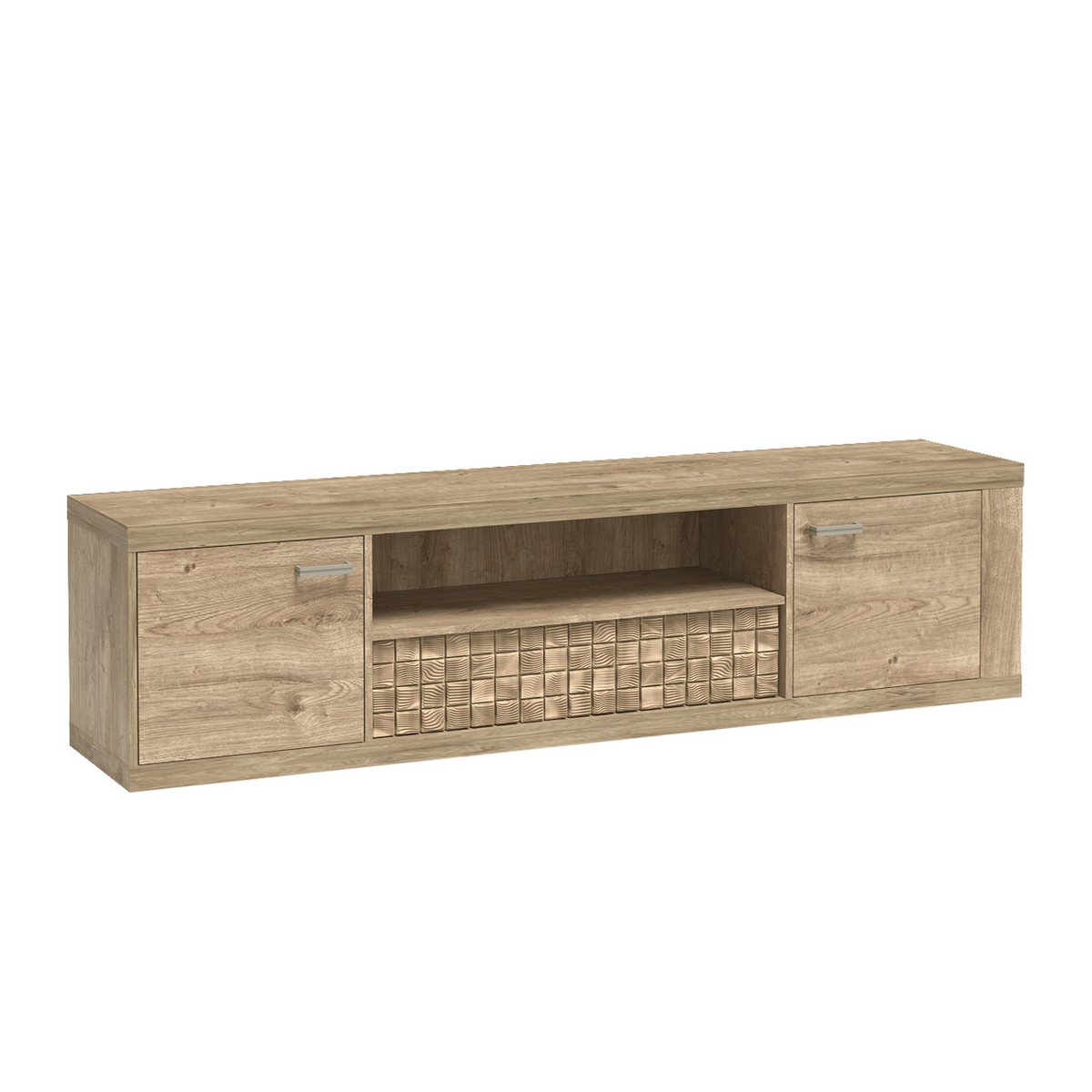 NORUVEO TV-Board 195,5 cm – Ribbeck-Dekor – Vorderansicht