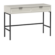 ORMEVI Schminktisch 110 cm – Kaschmir-Dekor – Vorderansicht