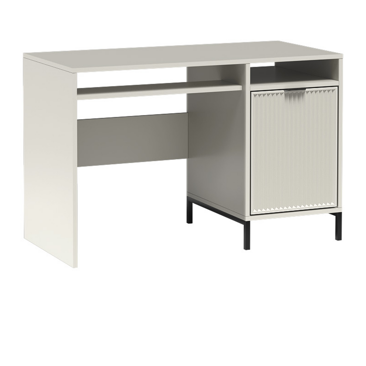 ORMEVI Schreibtisch 120 cm – Kaschmir-Dekor – Vorderansicht