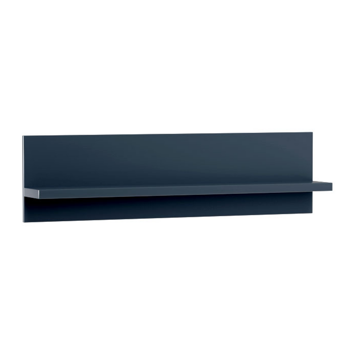 ORMEVI Wandregal 120 cm – Indigo-Dekor – Vorderansicht