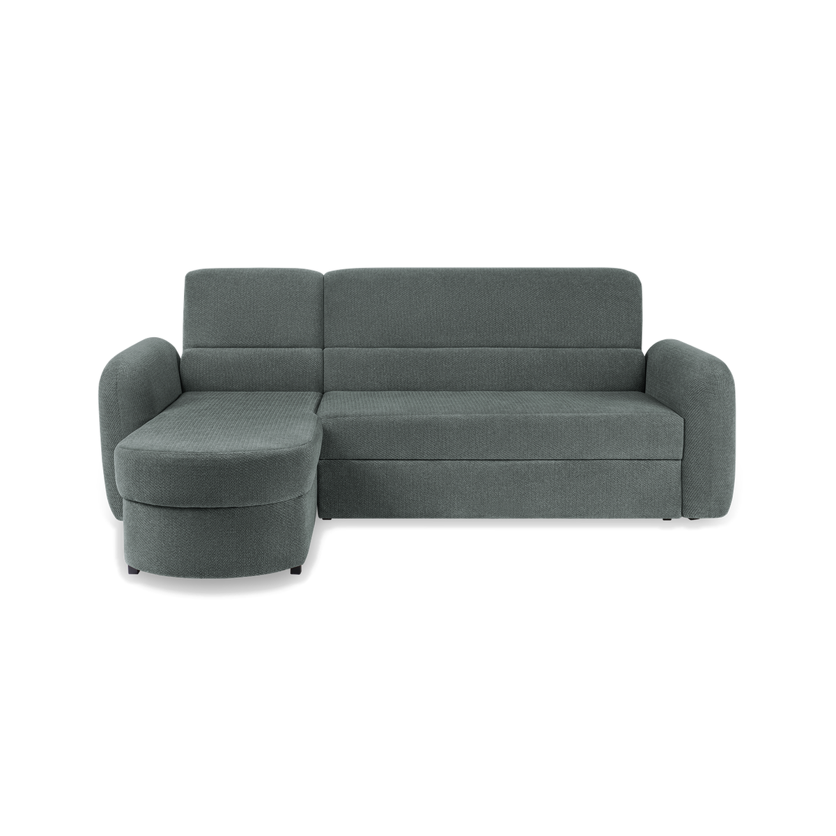 PRESTON Ecksofa 246 cm – mit Schlaffunktion und Bettkasten – VINCI 14 / Links (von vorne gesehen)